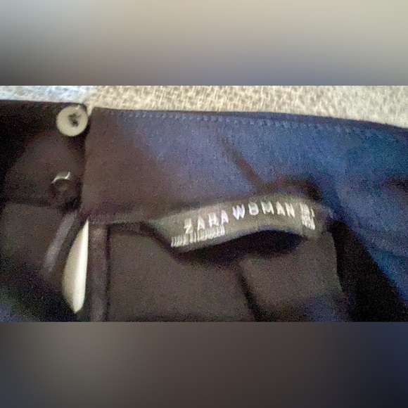 Zara Elegant Black Choker Cut Out Top Long Sleeve V-Neck Top NWT - Picture 8 of 13